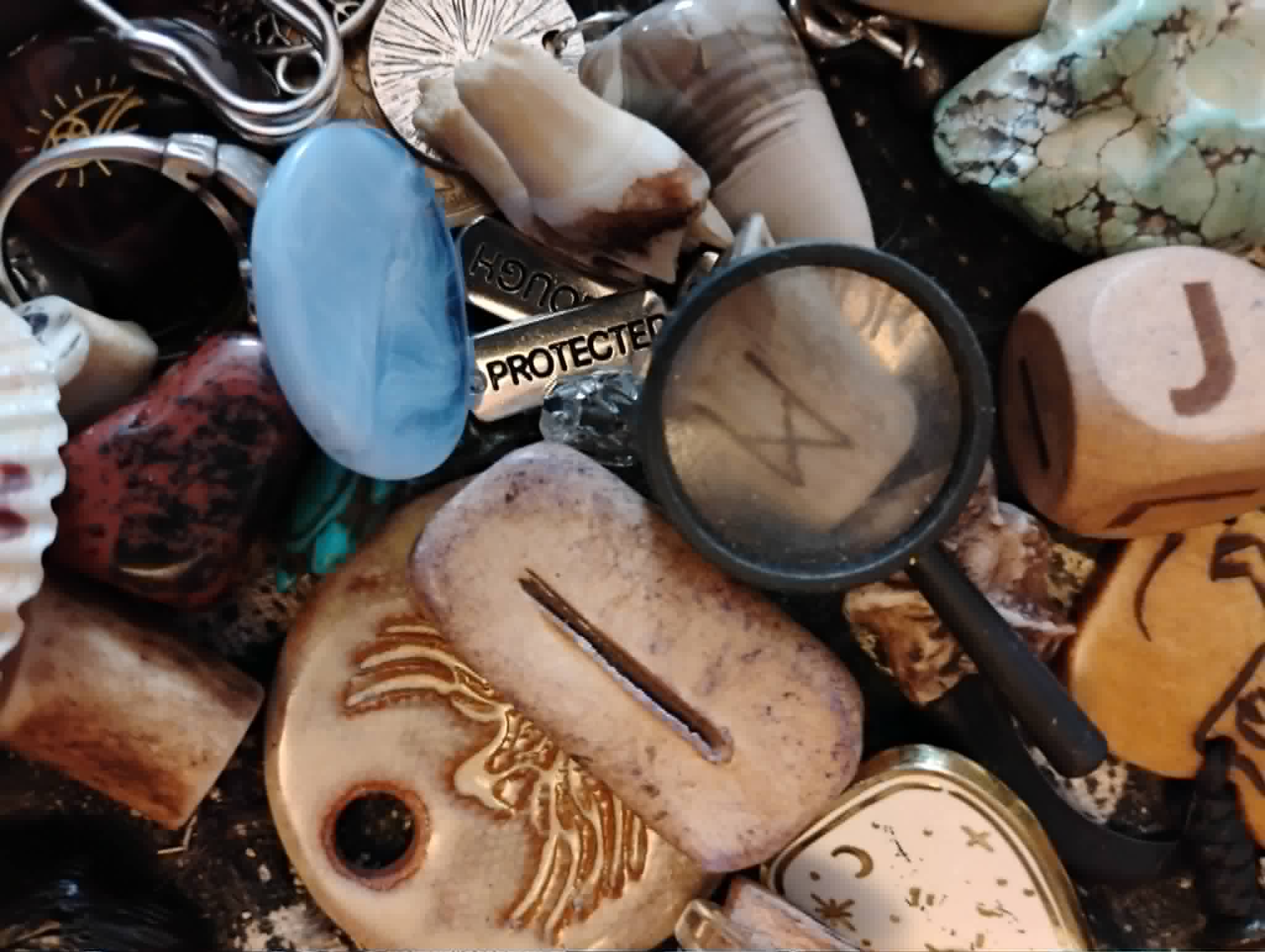 Bone reading objects and symbols
